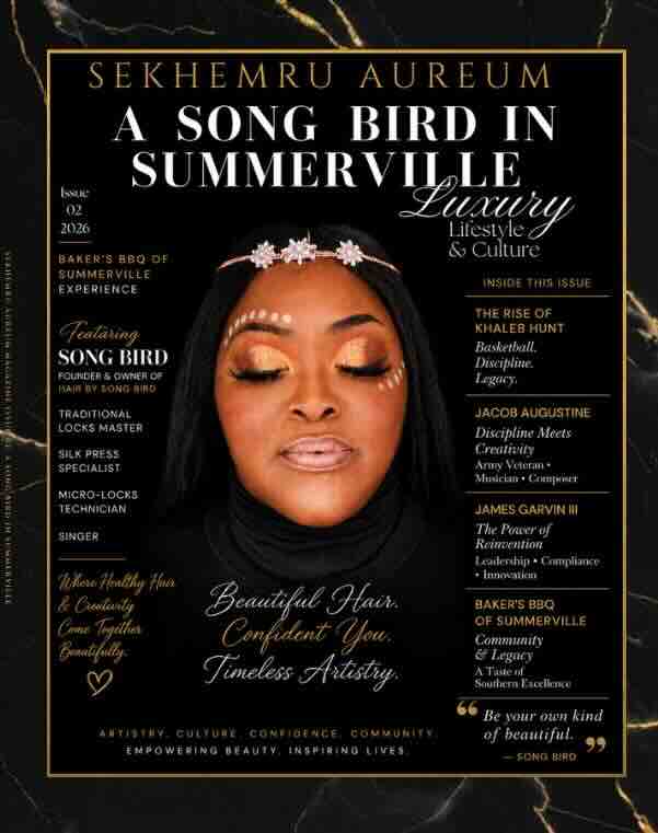 Aureum Magazine Issue 02 — A Song Bird in Summerville cover