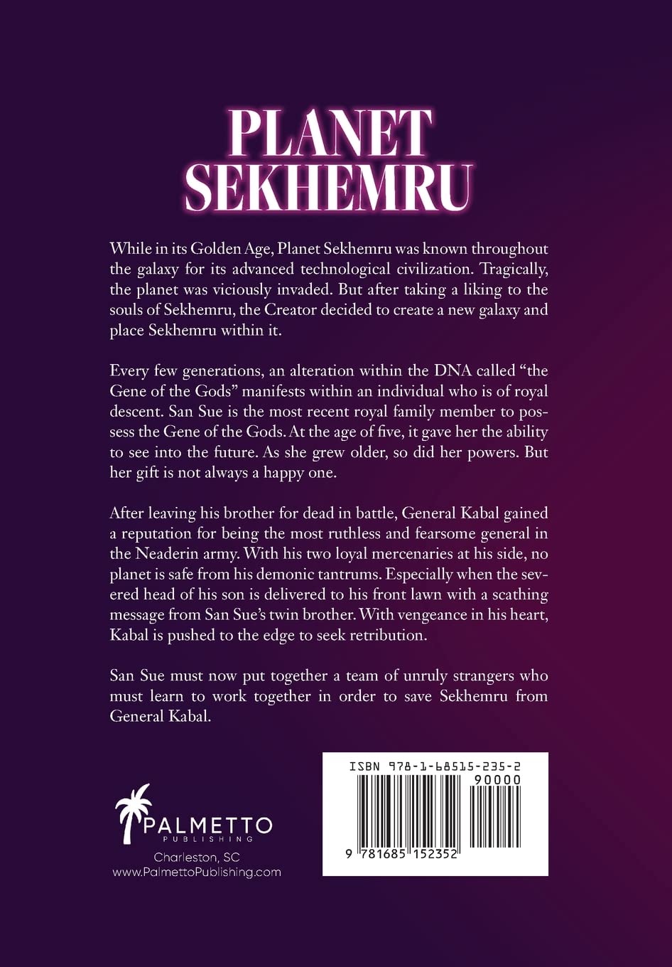 Planet Sekhemru: The Gene of the Gods — back cover